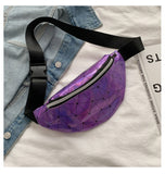 Translucent Reflective Multi-Print Fanny Pack