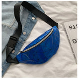 Translucent Reflective Multi-Print Fanny Pack