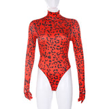 Turtleneck Skinny Basic Bodysuit