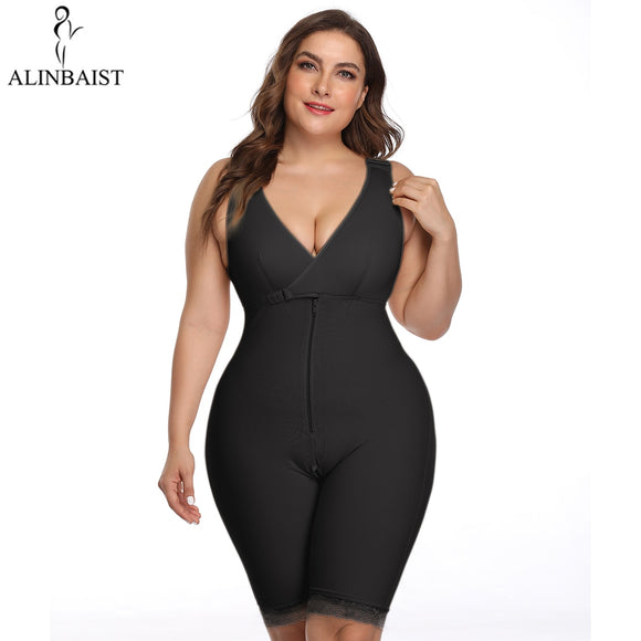 Shapewear Underwear Bodysuit Corset Briefs Zip