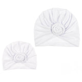 Mommy And Me Cotton Blend Matching Head Wraps