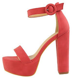 Elegant Thick Heel Platform Open Toe Sandals