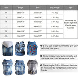 XS-2XL Denim Vest Jacket- Pet