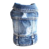 XS-2XL Denim Vest Jacket- Pet