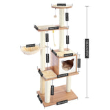 Cat Tree House Double Condos Cat Tower