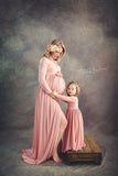 Maxi Dress Maternity Gown Mother Daughter Match