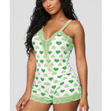 Sleeveless Bodycon Short Romper Pajama