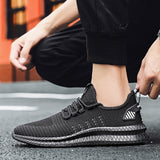 Rubber Cushion Running Shoes - Men