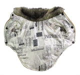 Dog Coat w/Faux Fur Collar