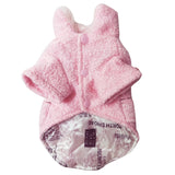 Dog Coat w/Faux Fur Collar