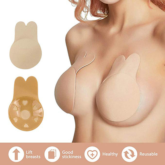 Strapless Push Up Adhesive Bra