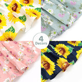 Floral Printed Pet Harness Vest Dress