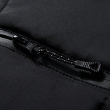 Stand Collar Puffer Jacket With Hood - Men