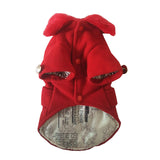 Dog Coat w/Faux Fur Collar