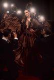 Long Tulle Robe w/Tulle Sleeves and Tulle Train