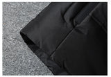 Stand Collar Puffer Jacket With Hood - Men