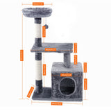 Multi Level Cat Tree Condo Scratch Posts Cat Tower