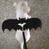 Halloween Pet Costumes Bat Wings Vampire Harness Leash