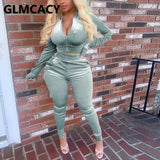 2pc Velvet Long Sleeve Suit