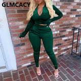 2pc Velvet Long Sleeve Suit