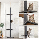 Cat Tree Scratcher Post Adjustable Scratching Climbing Tree