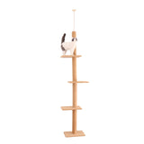 Cat Tree Scratcher Post Adjustable Scratching Climbing Tree