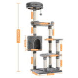 Cat Tree House Double Condos Cat Tower