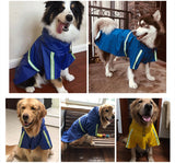 S-5XL Pets Raincoats Reflective Waterproof Jacket