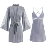 Robe Set Sleepwear Lingerie Nightdress