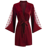 Robe Set Sleepwear Lingerie Nightdress