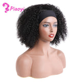 Head Band Human Hair Afro Kinky Curly Wig