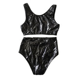 Leather Lace Up Corset- dance