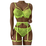 White Lace Corset 2pc Lingerie Set- dance