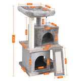 Multi Level Cat Tree Condo Scratch Posts Cat Tower