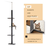 Cat Tree Scratcher Post Adjustable Scratching Climbing Tree