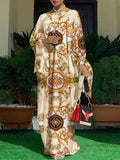 O-Neck Long Sleeve Dress-PS