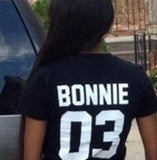 Bonnie/ Clyde T-shirt Couple