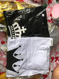 King Queen Lovers T-shirt Couple