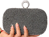 Diamond-Studded Clutch w/Chain