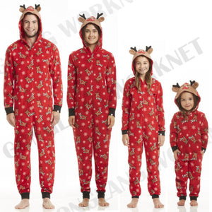 Family Matching Reindeer Pajamas