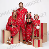 Family Matching Reindeer Pajamas