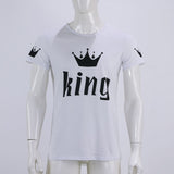 King Queen Lovers T-shirt Couple