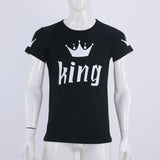 King Queen Lovers T-shirt Couple