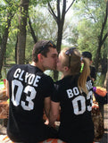 Bonnie/ Clyde T-shirt Couple