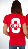 King/Queen Short Sleeve T-shirt Couple