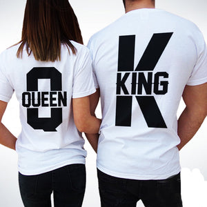 King/Queen Short Sleeve T-shirt Couple