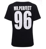 Mrs Mr Perfect Short Sleeve T-Shirt Couple