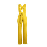 Multi-way Deep V Neck Jumpsuits Sleeveless OMSJ-W