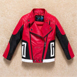Boys PU Jacket Leather