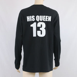 His Queen Her King 13 Long Sleeve Shirt  Couple